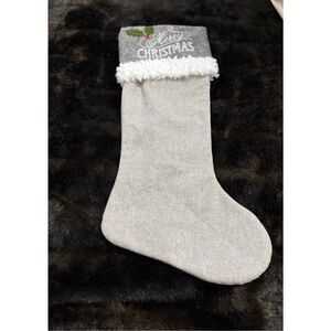 Dyno Christmas Decorations,Stockings,Traditional, Gray merry Christmas